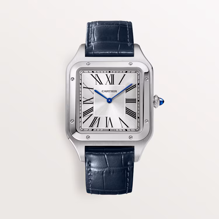 Cartier Santos-Dumont Watch, Extra-Large, Hand-wound, Steel