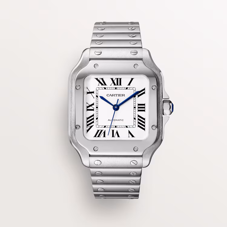Cartier Santos de Cartier Watch, Medium, Automatic, Steel