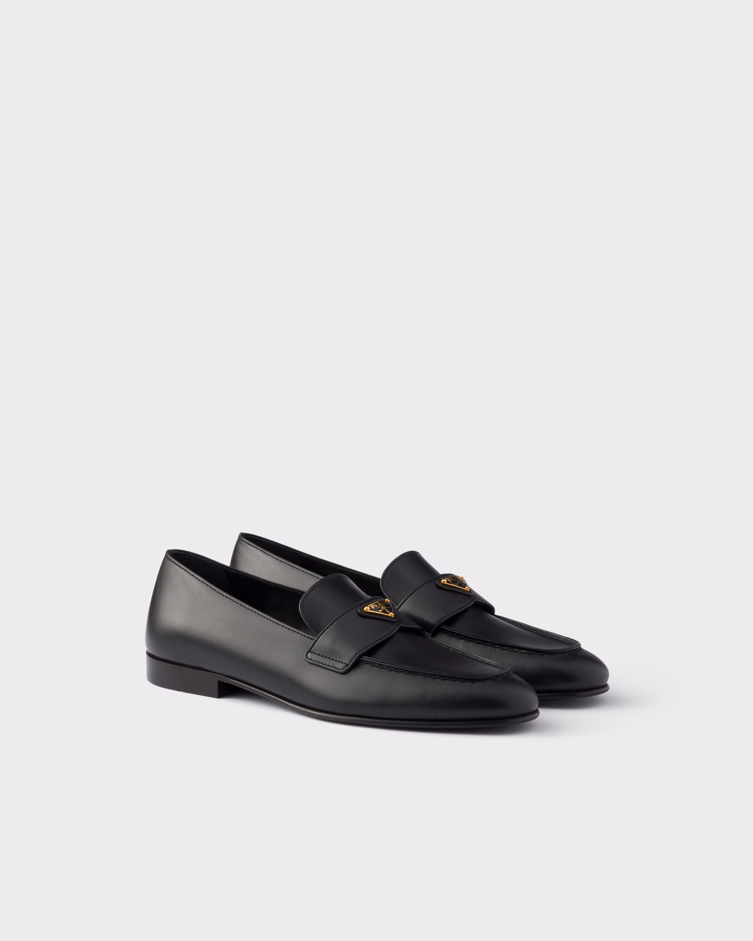 PRADA Leather Loafers